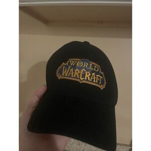 World of Warcraft Flexfit Hat L-XL Black Video Game Franchise